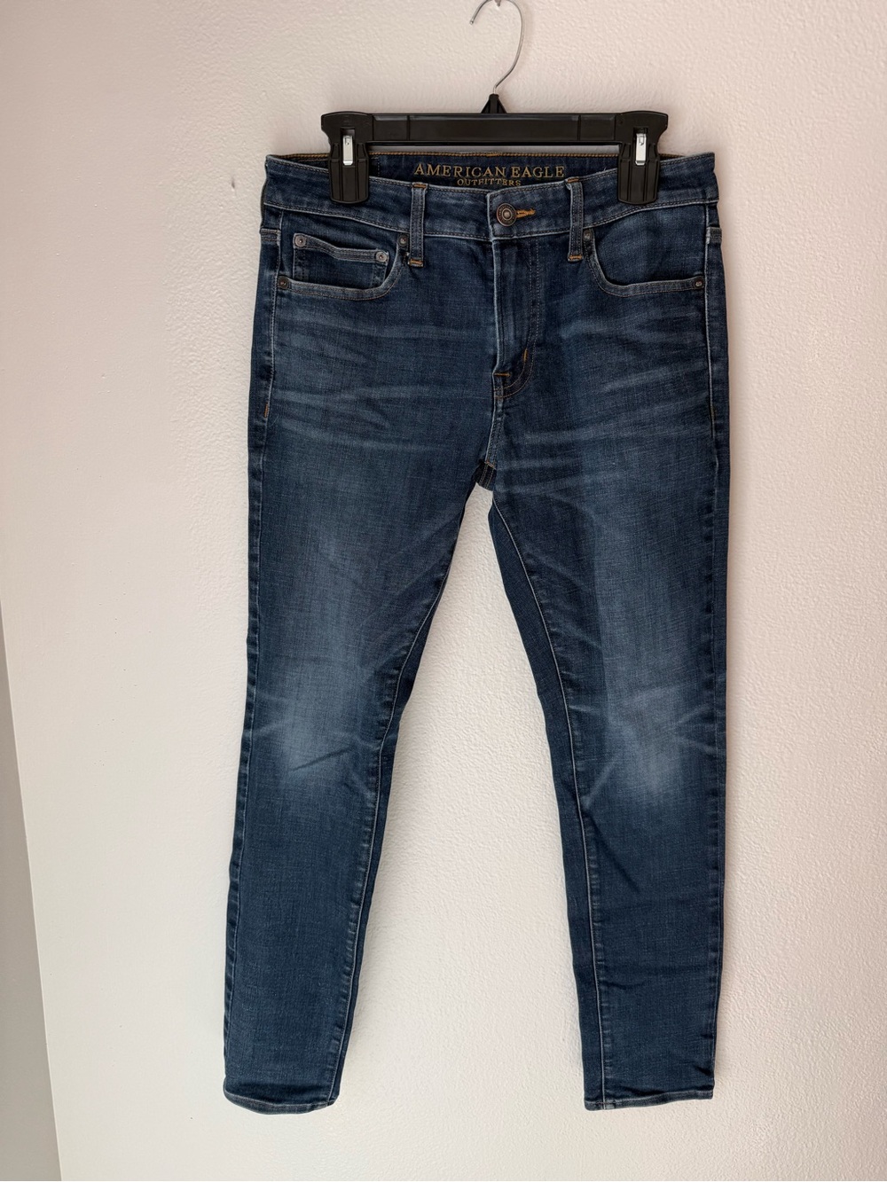 American Eagle Outfitters Men’s Dark Denim Skinny Jeans